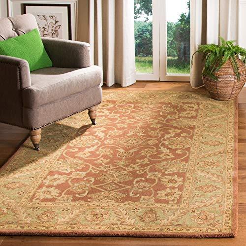 Safavieh SAFAVIEH Golden Jaipur Collection 5' x 8' Burgundy / Gold GJ250C Handmade Traditional Premium Wool Area Rug