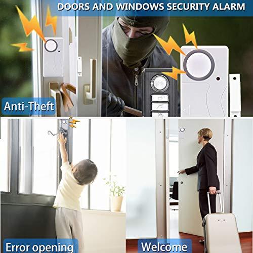 HENDUN HENDUN Wireless Remote Door Alarm, Windows Open Alarms,Magnetic Security Sensor, Pool Door Alarm for Kids Safety, Alzheimer\'s Apartment Alarm