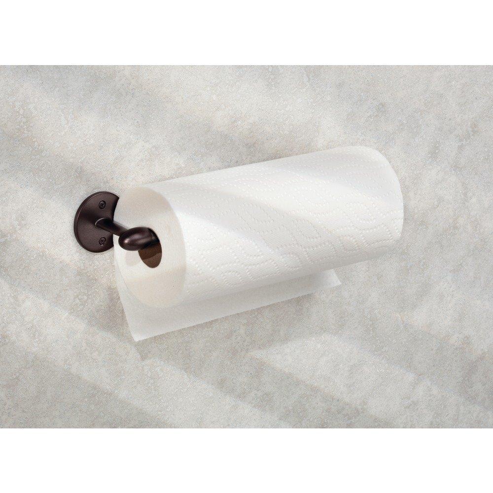 iDesign iDesign Steel Wall Mount Paper Towel Holder, The Orbinni Collection 3.30\" x 13.15\" x 2.50\", Bronze