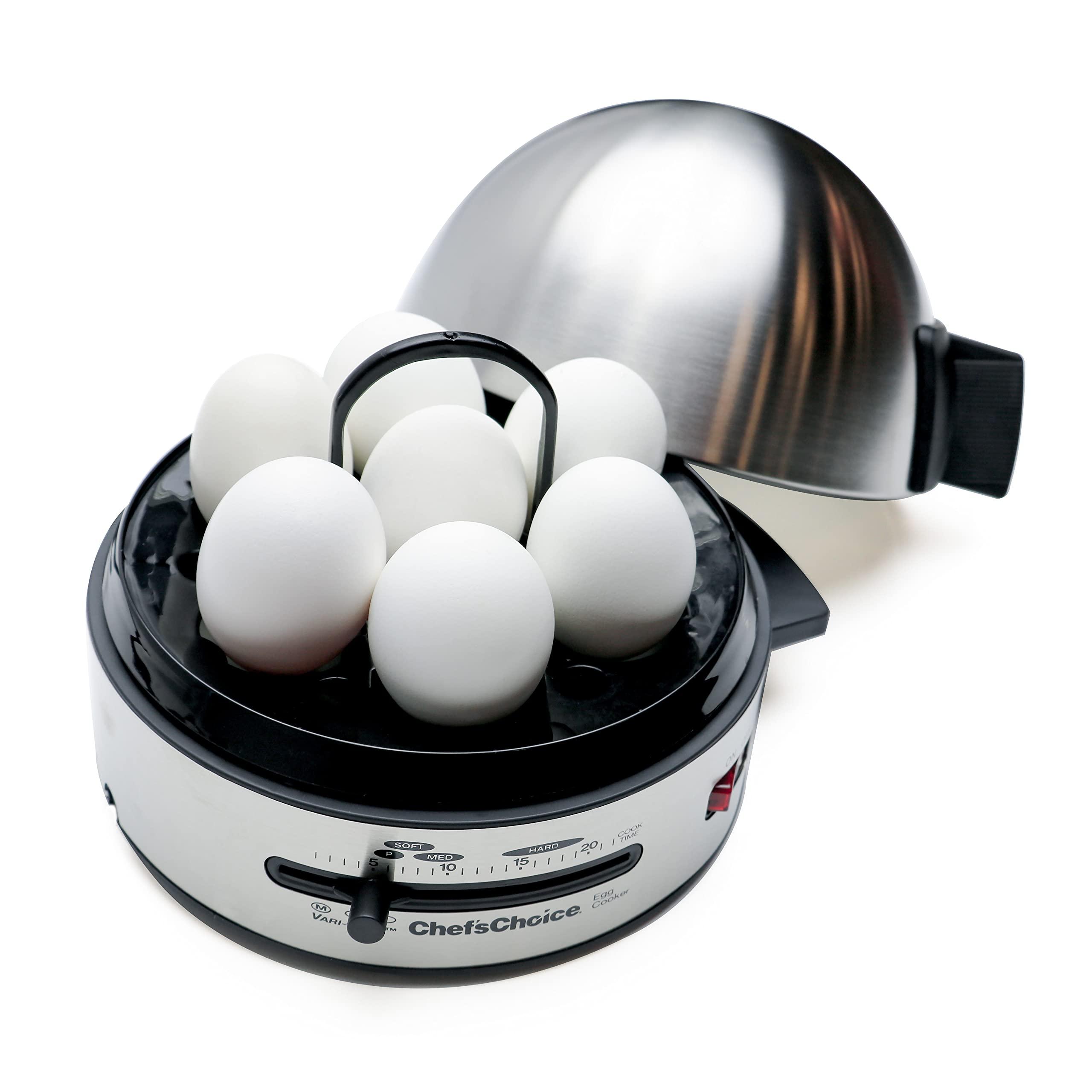Chef’sChoice Chef\'sChoice 810 Gourmet 7-Egg Cooker with Electronic Timer, Audible Signal & Nonstick Stainless Steel Design