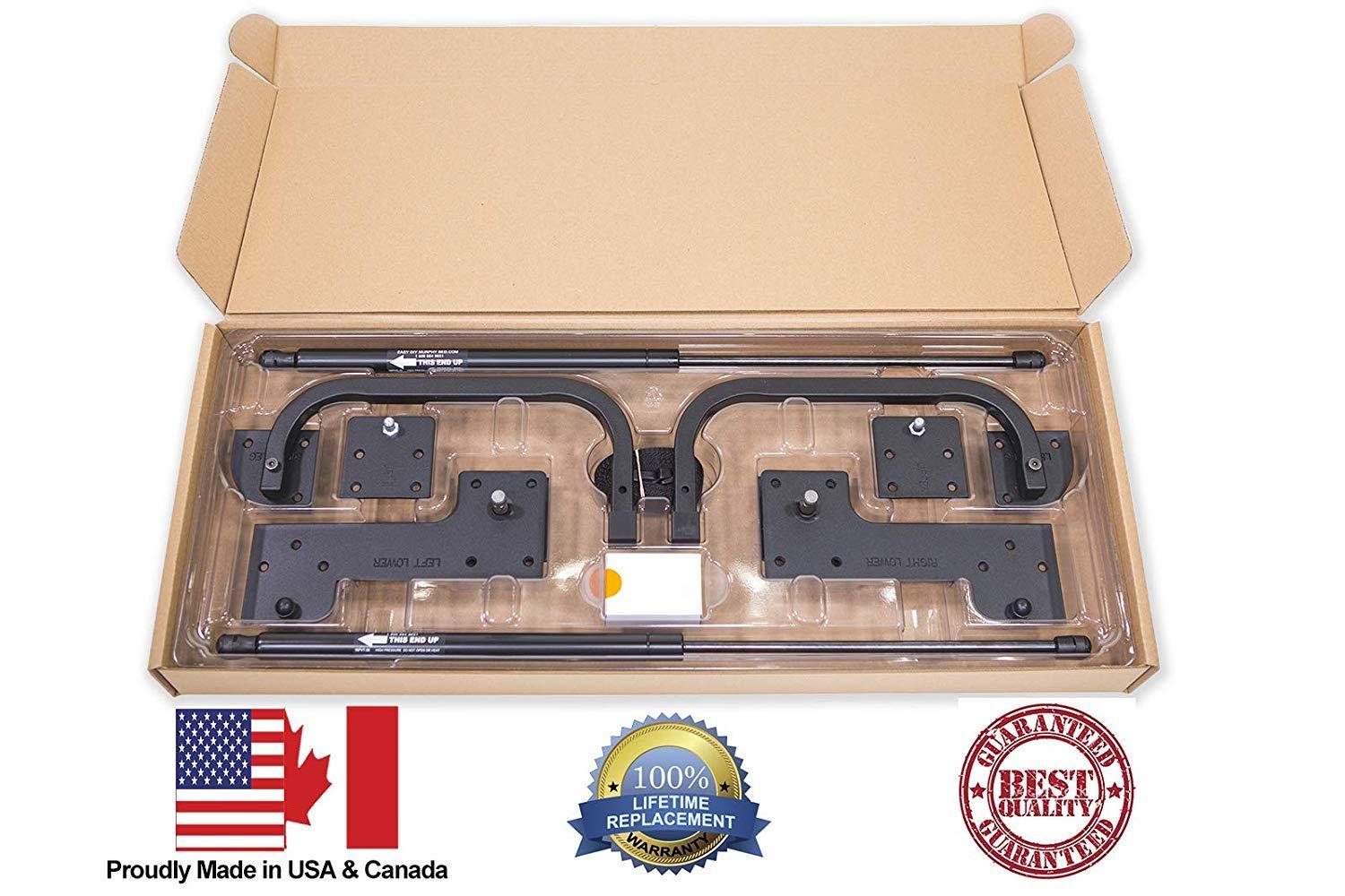 Easy DIY Murphy Bed Queen Murphy Bed Hardware Kit Vertical - Made in The USA - Murphy Bed Queen Size Murphy Bed Kit - DIY Murphy Bed Kit Queen Wall Bed for Guestroom - Easy to Build Hidden Murphy Beds - Wall Murphey Bed