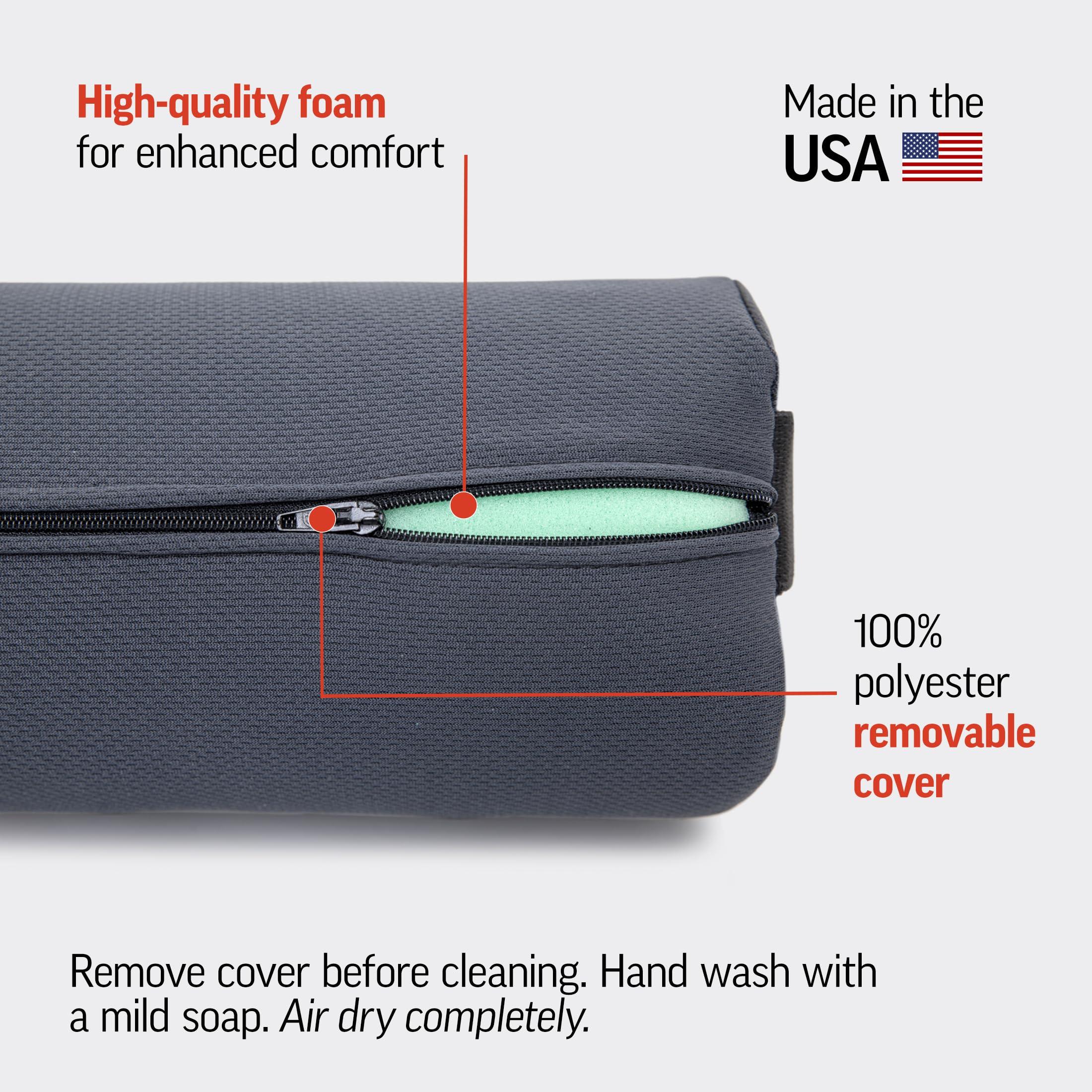 OPTP OPTP The Original McKenzie Lumbar Roll USA-Made Low Back Lumbar Support for Office Chair & Car Seat Back Support Cushion. The Preferred Lumbar Pillow by Physical Therapists - Standard Density
