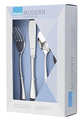 Amefa Amefa Monogram Sure 16 Piece Boxed Flatware Set for 4 people