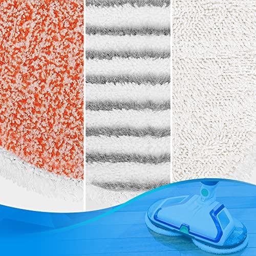 KEEPOW KEEPOW Spinwave Replacement Pads for Bissell Spinwave Mop 2124,2039A,2307,23157,20391,20399 Powered Hard Floor Mop (6 Pack)