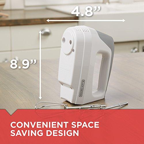 BLACK+DECKER BLACK+DECKER Lightweight Hand Mixer, White, MX1500W