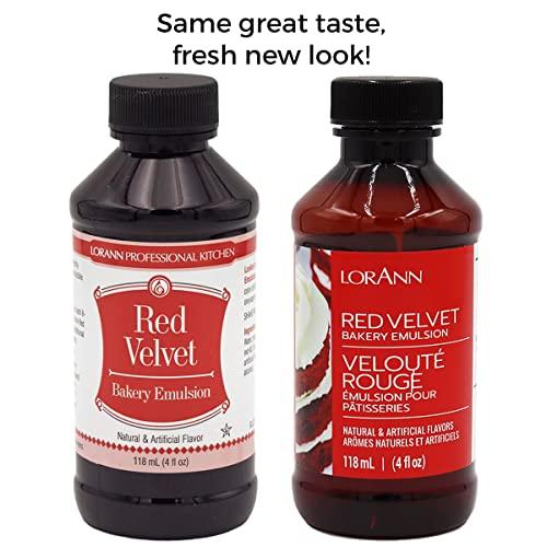 LorAnn LorAnn Red Velvet Bakery Emulsion, 4 ounce bottle - 3 Pack