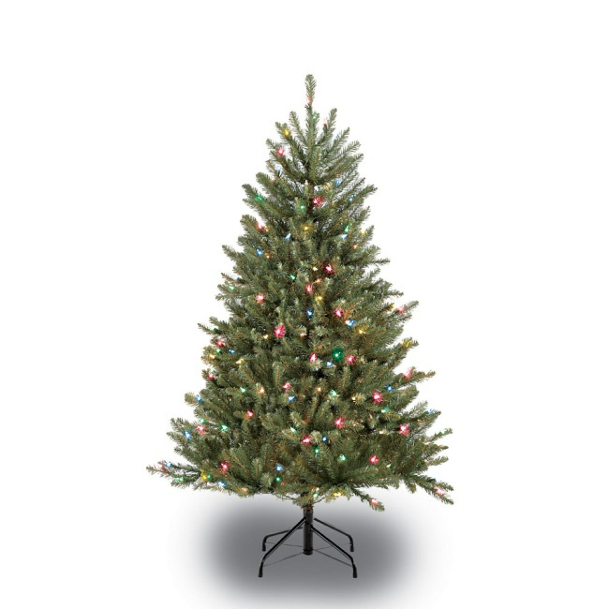 CC Christmas Decor Pre-Lit Full Fraser Fir Artificial Christmas Tree - 4.5 - Multi-Color Light