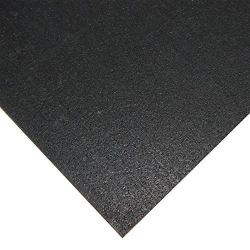 Rubber-Cal Rubber-Cal Elephant Bark Flooring, Black, 3/8-Inch x 4 x 5-Feet