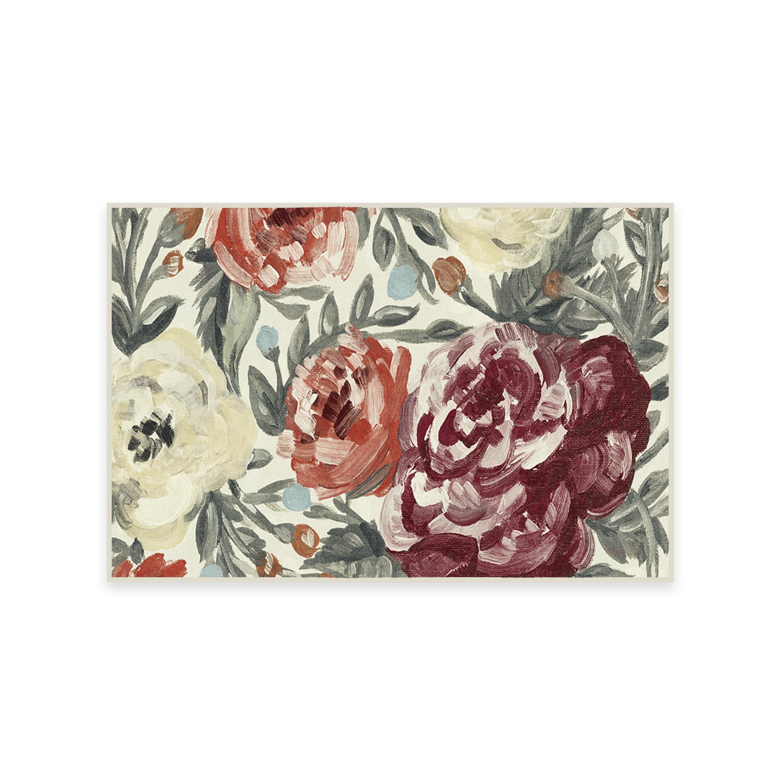 RUGGABLE Ruggable Washable 2x3 Area Rug, Camellia Currant, Premium Rugs for Living Room, Bedroom, Kitchen, Office, Classroom with Gripper Non Slip Pad