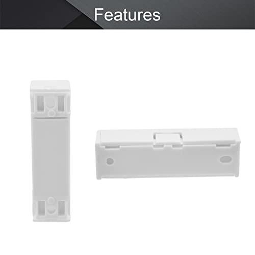 Fielect Fielect MC-44b Surface Mount Wired NC Door Contact Sensor Alarm Magnetic Reed Switch White