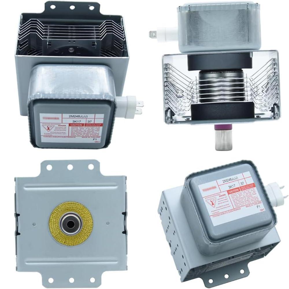 BAY Direct Microwave Oven Magnetron 2M248J (GS) 2M253J Replacement by BAY Direct for Toshiba Replaces WB27X10309 10QBP1006 2M248J (FN) 4150019905 2M248J (GM) 2E-13-37 2M217J 2M253J(XB) Magnetron