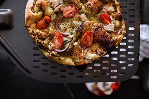 ATLAS STEEL CO. Baking Pizza Oven Steel for ANOVA Precision Oven 16.33 x 12.25, 1/4 Thick | Pizza Steel | Bread Baking Steel | Oven | Rounded Edge | Sandblasted | Made in Canada | Combi Oven