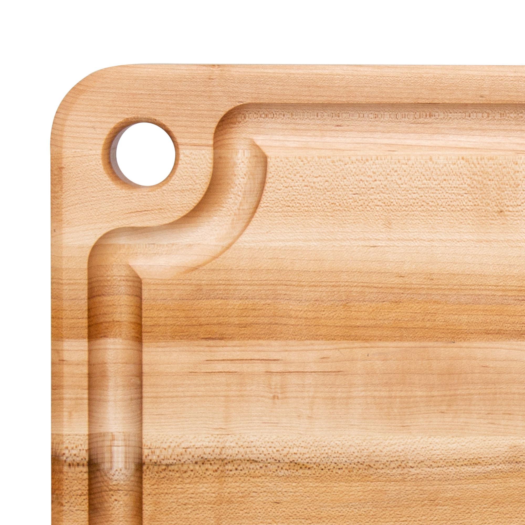 John Boos John Boos Boos Block Prestige Series Large Reversible Wood Cutting Board, 1.25-Inch Thickness, 18\" x 12\" x 1 1/4\", Maple