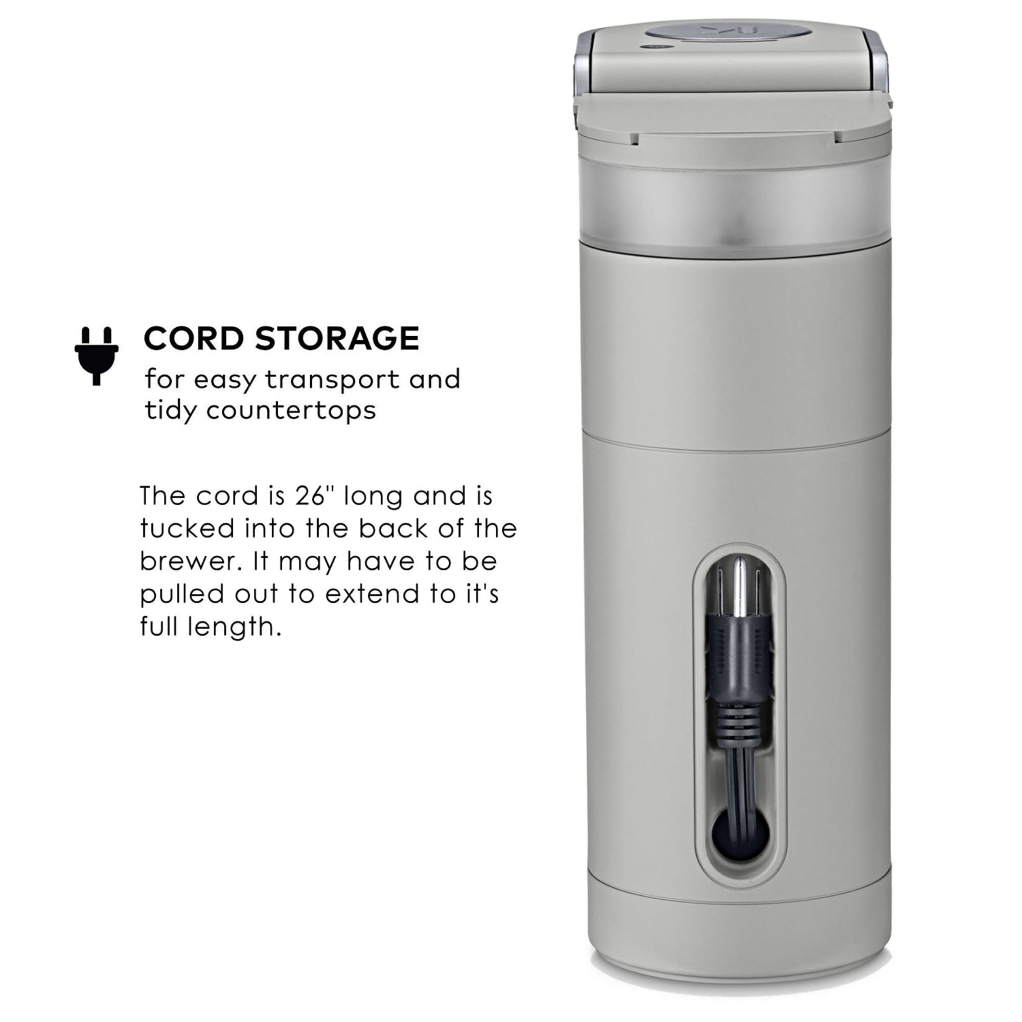 Keurig Keurig K-Mini Single Serve K-Cup Pod Coffee Maker, 6 to 12oz Brew size, with Cord Storage, Perfect for Small Spaces, Studio Gray