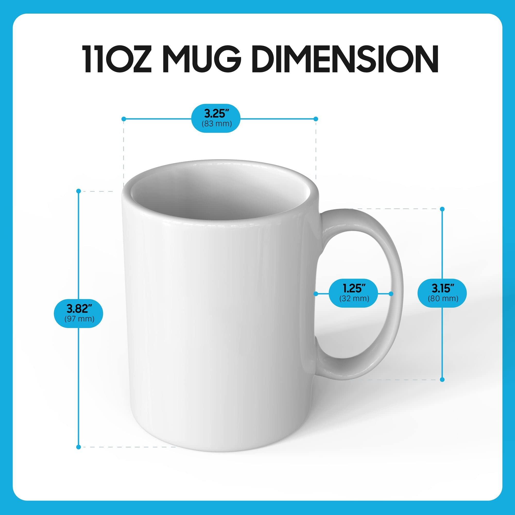 Lovesout Lovesout American Themed Design with Red Merle White Australian Shepherd Coffee Mug White Ceramic Tea Cup 11oz Puppy Owner Gifts