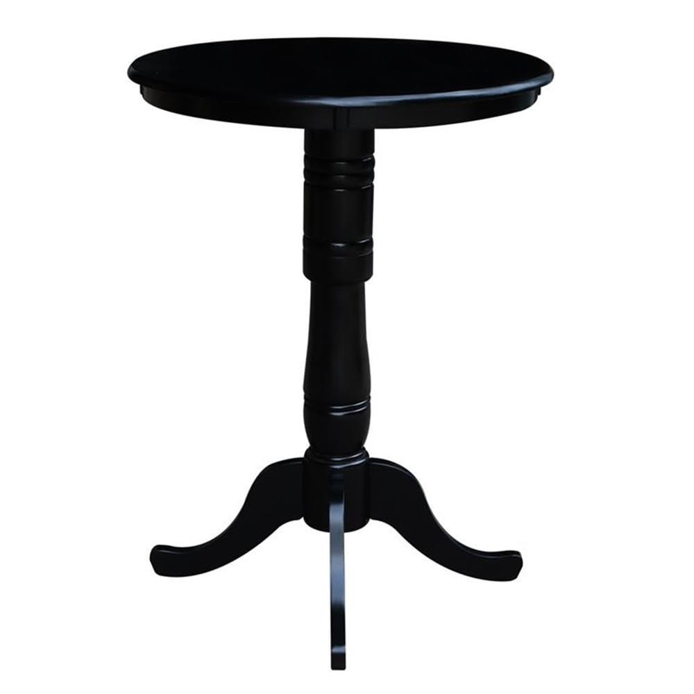 International Concepts International Concepts 30\" Round Pub Table in Black