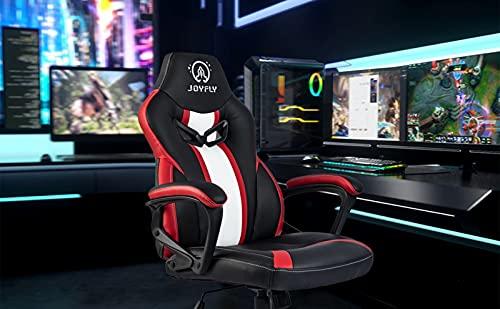 JOYFLY JOYFLY Gaming Chair, Computer Gaming Chair Video Game Chairs for Teens Adults, Silla Gamer Chair Racing Ergonomic PC Office Chair with Lumbar Support(Red)