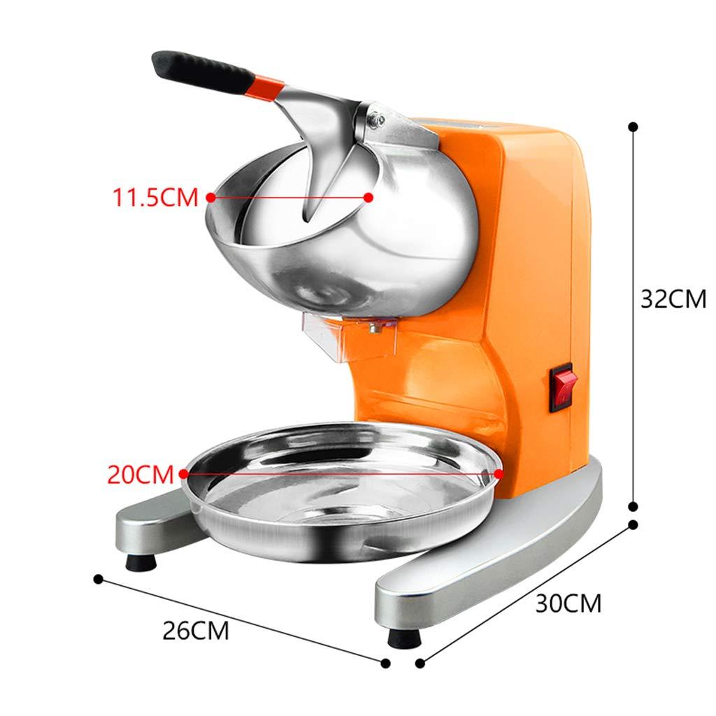 Ice crusher Ice Crusher, Electric Ice Shaver Machine, Non-Slip Pads, 95Kg/Hour, Ice Shaver Snow Cone Maker for Ice Cream, Cold Drinks, Fruit Dessert, for Household & Commercial Use