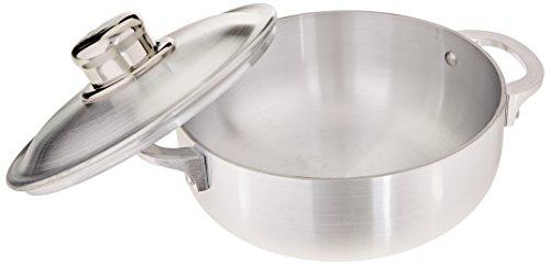 UW UNIWARE THE NAME YOU TRUST Uniware Super Quality Aluminum Caldero/ Stock Pot with Aluminum lid, Thickness 3mm, 1.7 QT