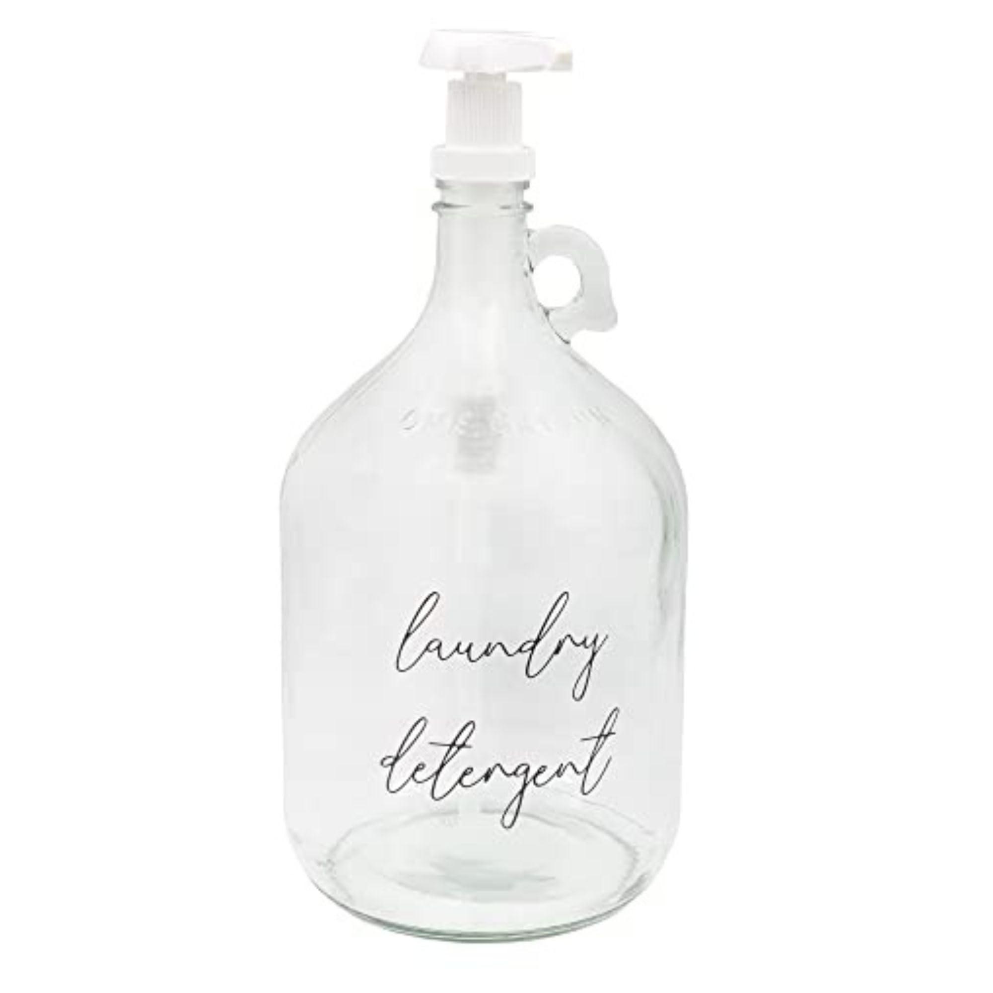 Darware Darware Laundry Pump Soap Dispenser: Liquid Detergent Gallon Glass Pump Bottle