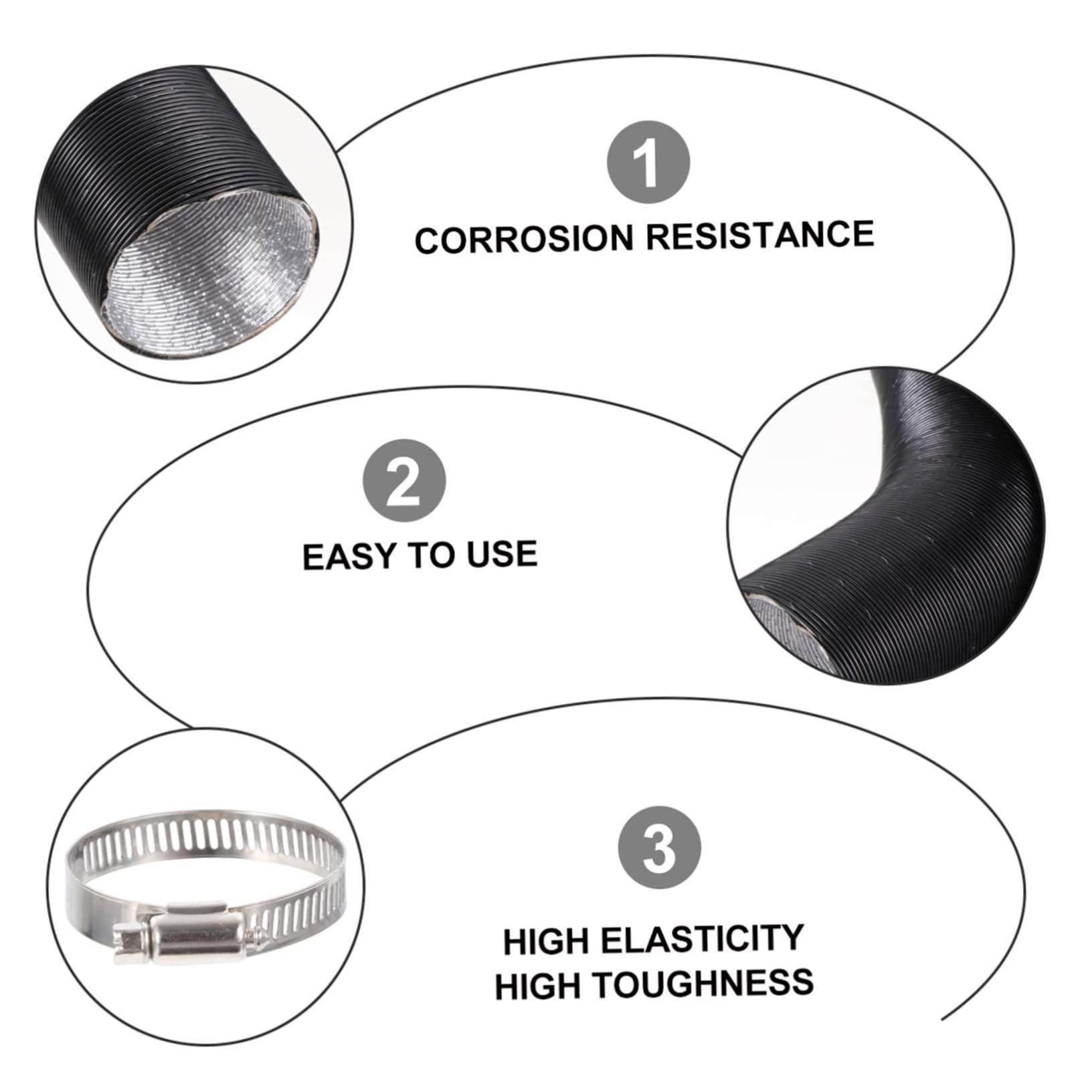 CIYODO CIYODO Reliable Car Air Conditioner Exhaust Hose Stretchable AC Pipe for Easy Mounting