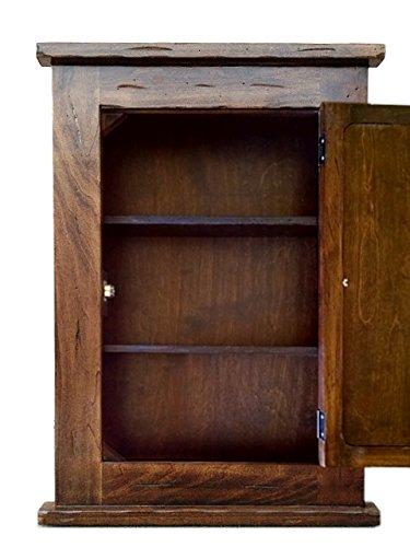 D&E Wood Primitive Mission Recessed Medicine Cabinet/Rustic/Solid Wood & Handmade