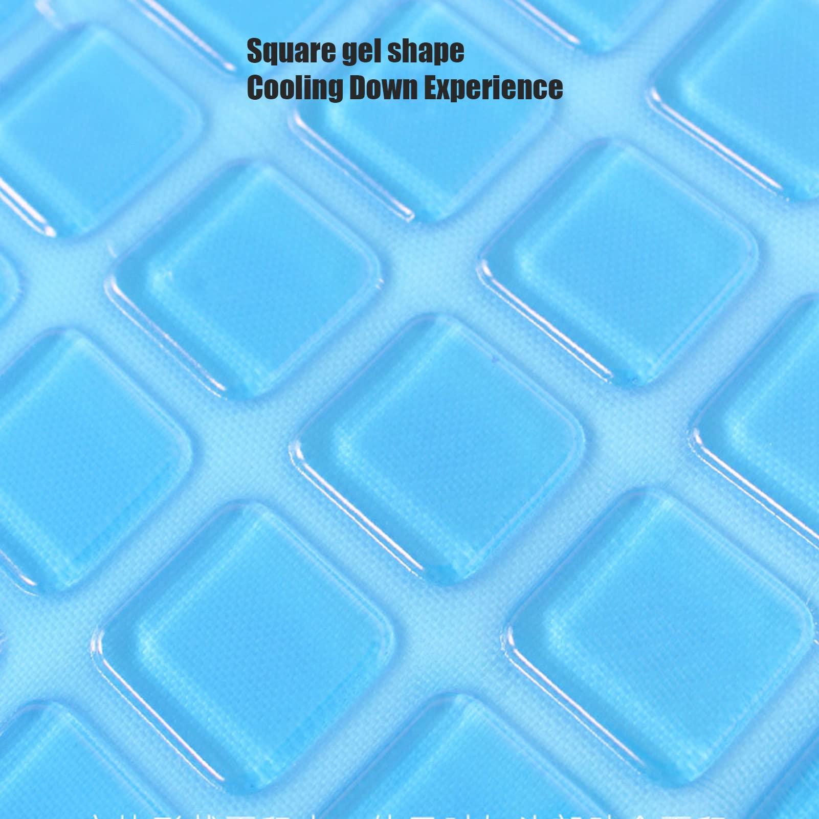 Dioche Gel Pillow Cooling Mat Cooling Gel Pad for Bed Pillow Summer Cushion Soft Flexible Foldable Pillow Mat for Sleeping