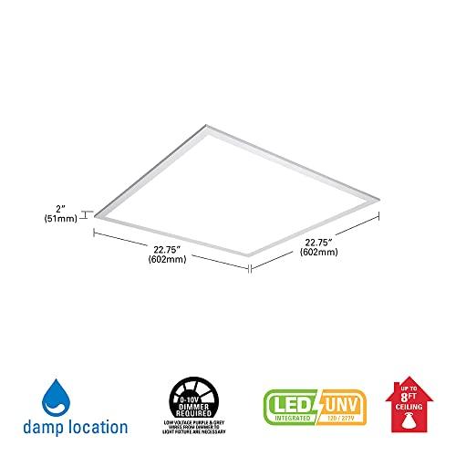 Metalux Metalux RT22SP, 2\' x 2\', LED, Universal Voltage, 4,200 Lumens Cooper flat panel, White