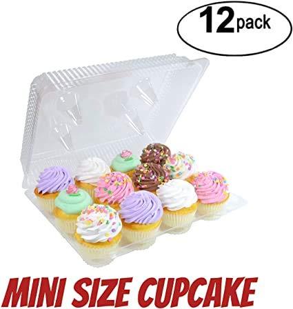 pizety pizety mini cupcake containers 12 count 12 Compartment mini Cupcake Container mini cupcake boxes 12 count mini cupcake containers plastic disposable mini Cupcake box 12 mini cupcake containers plastic