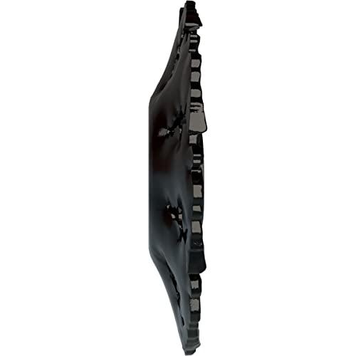 Ekena Millwork Ekena Millwork CM14NEBPS Needham Ceiling Medallion, 14 5/8\"OD x 2 1/4\"P (Fits Canopies up to 4 1/4\"), Hand-Painted Black Pearl