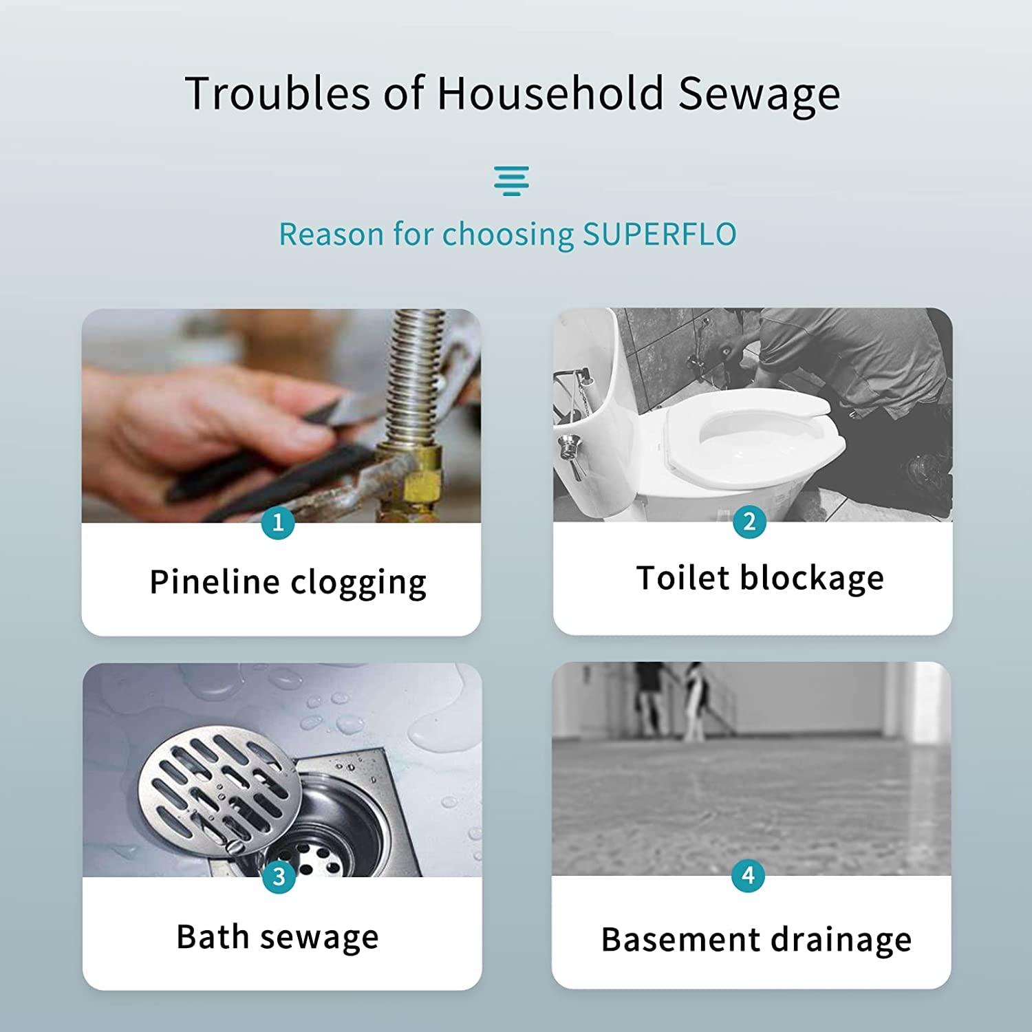 SUPERFLO Macerating Toilet with Pump & AC Vent | Upflush Toilet System for Basement to Bathroom sink & Tub,Silent & High Standard,include Modern Toilet, Water Tank & 600W Macerator Toilet Pump SUPERFLO