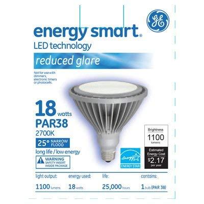GE GE 68151 Energy Smart LED 18-watt 1100-lumen PAR38 Light Bulb (Lasts 25,000 Hours)