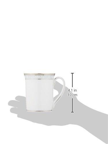 ????(Noritake) Noritake P91332/4336 Mugs (Pair) 310cc Hampshire Platinum 2 Piece Fine Porcelain