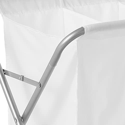 Whitmor Whitmor 3 Section Laundry Sorter - Collapsible with Heavy Duty Wheels