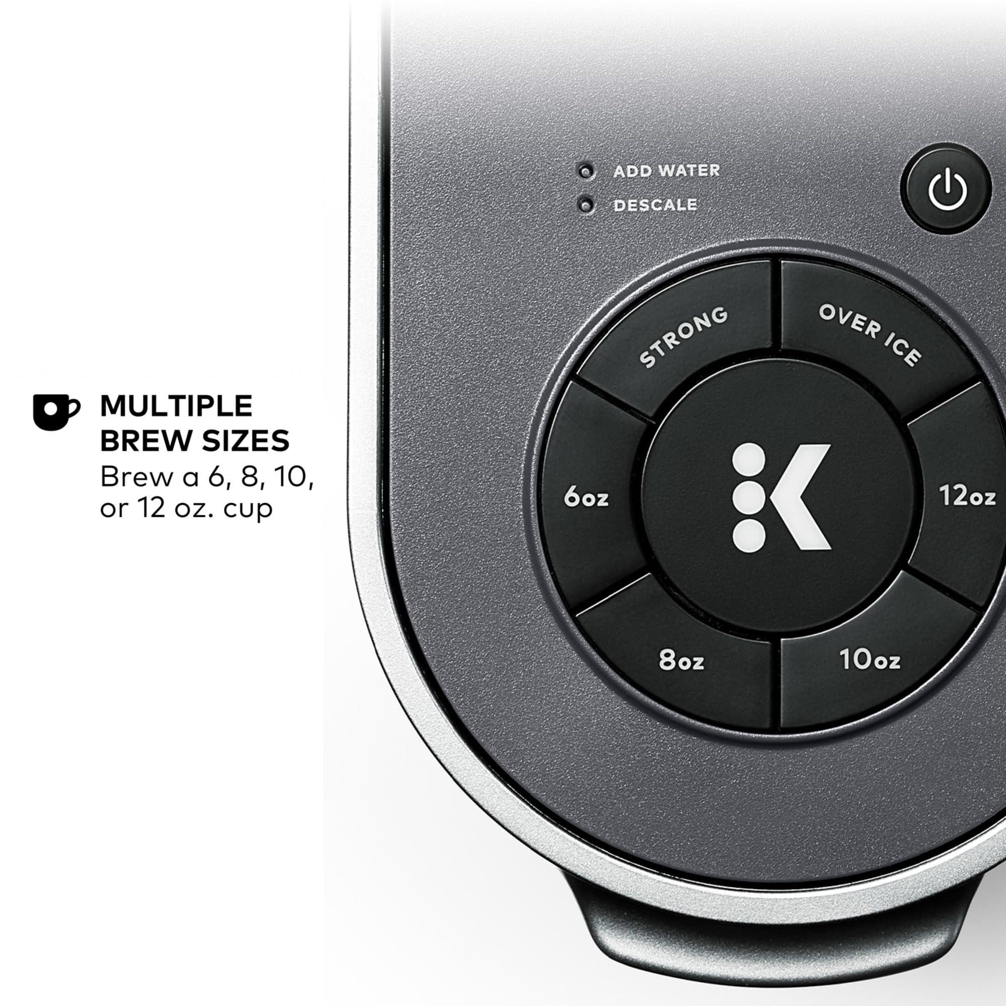 Keurig Keurig K-Supreme Single Serve K-Cup Pod Coffee Maker, MultiStream Technology, 4 Brew Sizes, 66oz Dual-Position Removable Reservoir, Gray