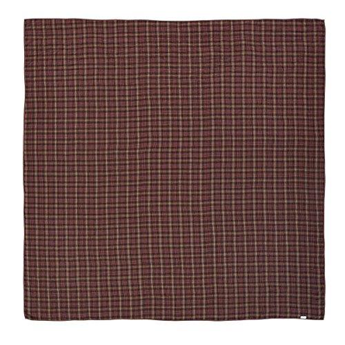 VHC Brands VHC Brands Abilene Star King Quilt 110Wx97L Country Patchwork Design, Burgundy
