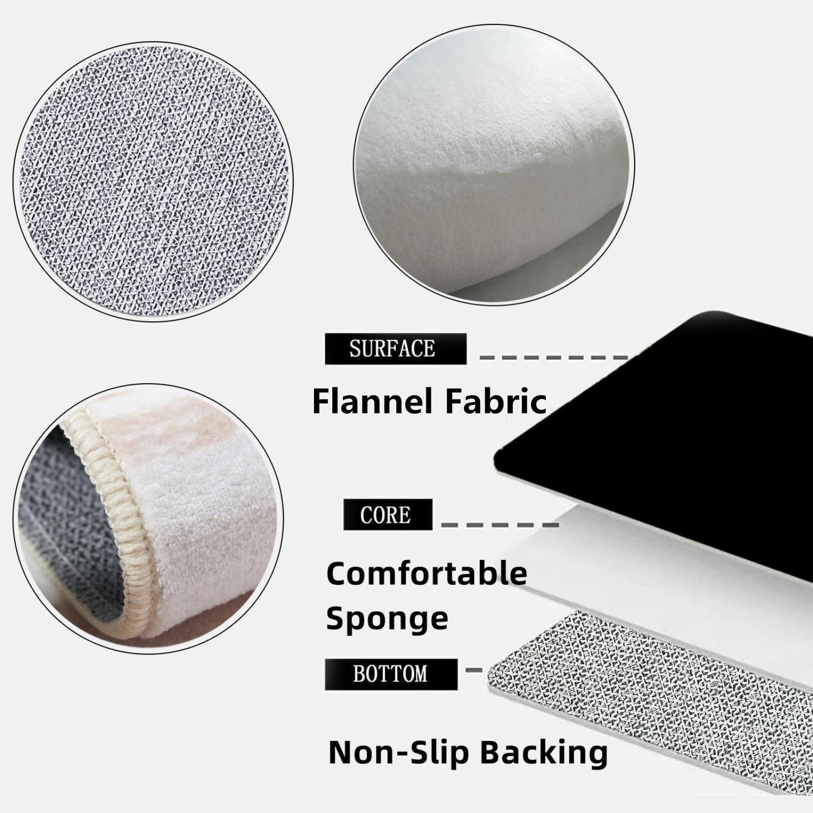 ERAYNA Sports Playground Track Area Rugs, Green Football Field Soft Washable Carpet, Upholstery Rug with Non-Slip Backing for Kids Boys Girls Bedroom Living Room Dining Room Study 2ftx3ft