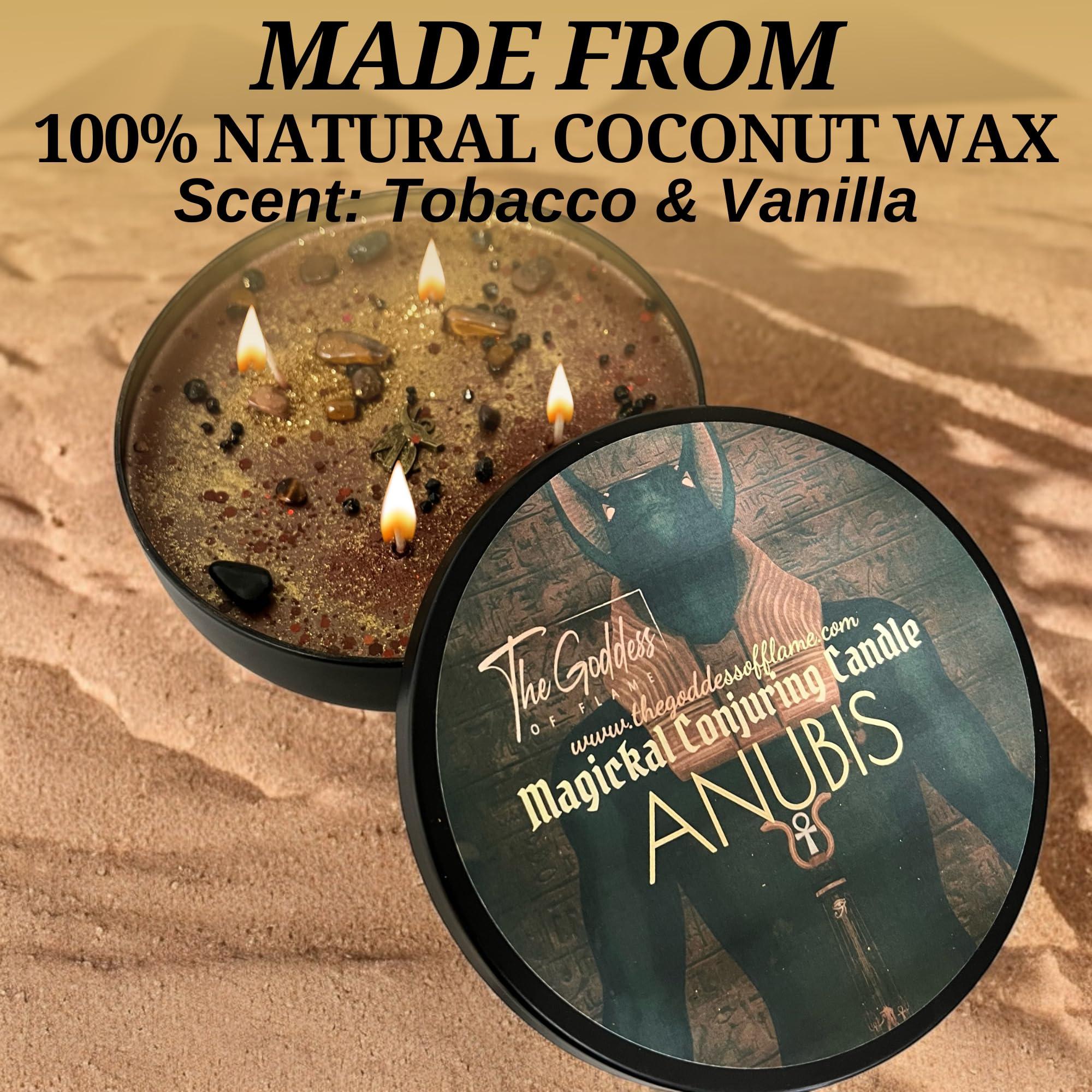 The Goddess of Flame Anubis Spiritual Candle (16 oz)