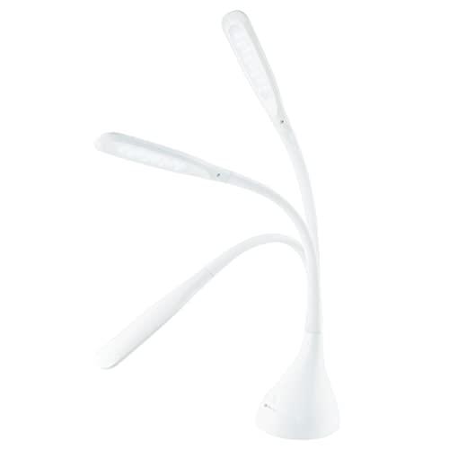 OttLite OttLite Creative Curves LED Desk Lamp with Adjustable Neck - Dimmable with 4 Brightness Settings & Energy Efficient Natural Daylight LEDs for Home Office, Computer Desk, & Dorms