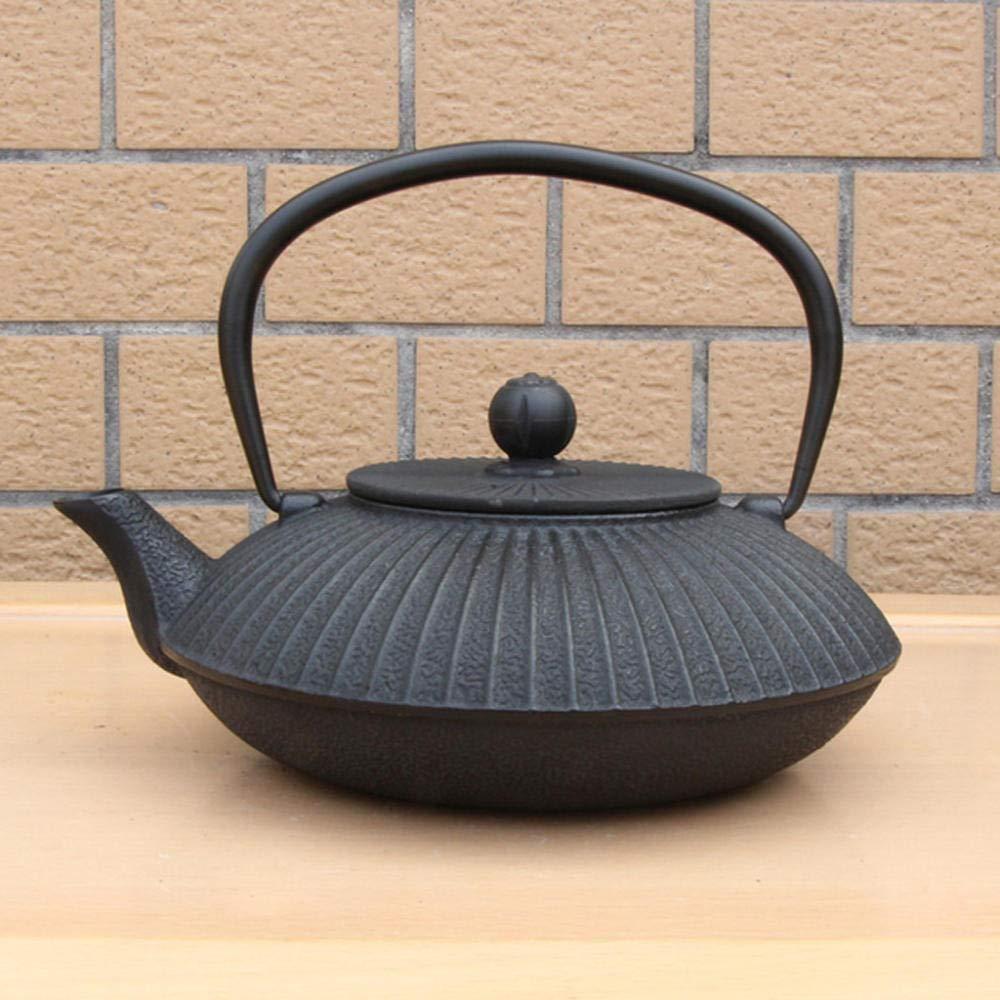 LKYU Japanese Black Cast iron tea teapot kettle sieve gift 9 pattern-Pine Bamboo Plum_CHINA