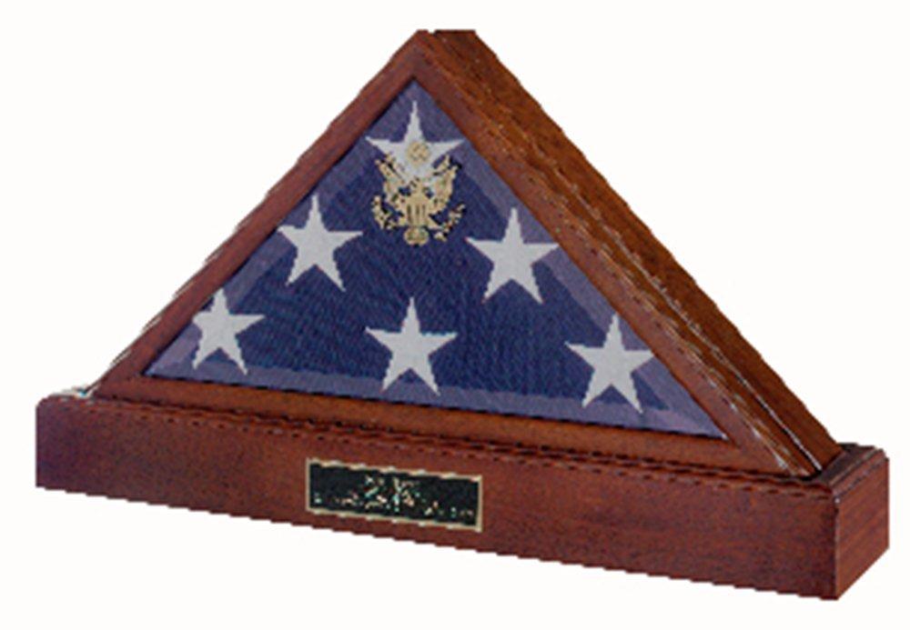 Flag connection Police Flag and Pedestal, Burial Display Case is a Beautiful Way to memorialize Your Loved one who Served The Armed Forces