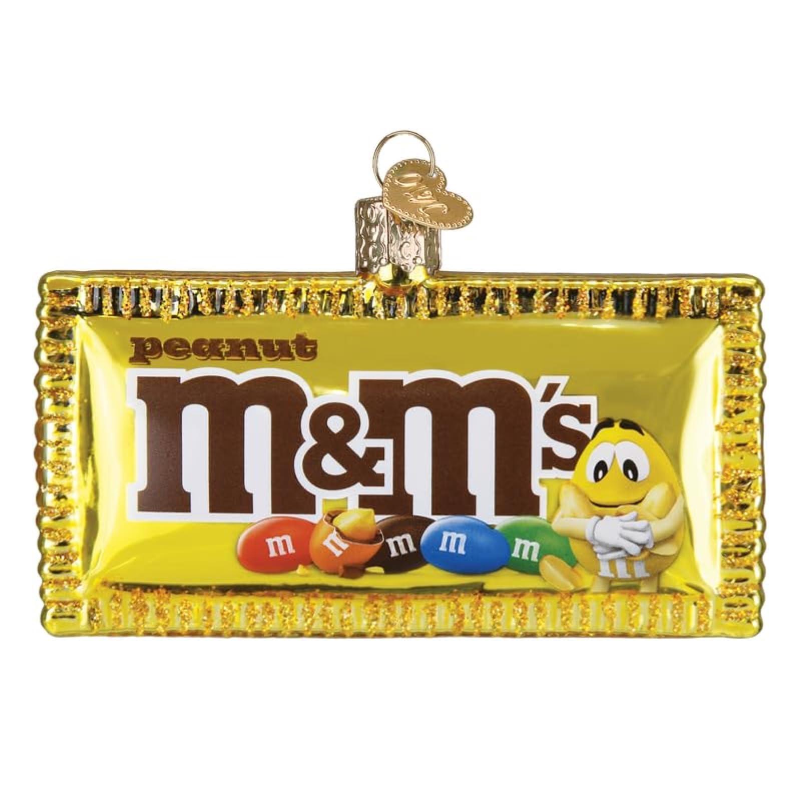 Old World Christmas Old World Christmas Peanut M&M\'s Glass Hanging Ornament