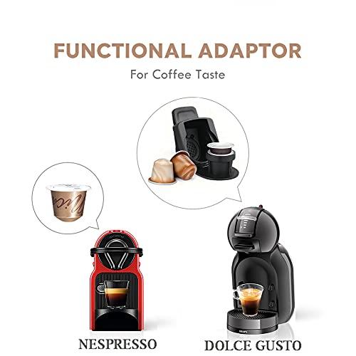 Sesama Sesama Converter for Dolce Gusto Machine to Brew Nespre**so Coffee Pod,Adapter from Compatible with:Dolce EDG606; EDG466 Genio2 ; EDG305 Mini Me EDG455TEX1 Melody
