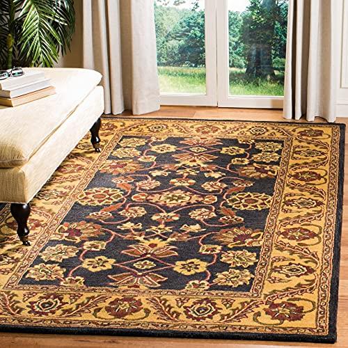 Safavieh SAFAVIEH Golden Jaipur Collection 5' x 8' Burgundy / Gold GJ250C Handmade Traditional Premium Wool Area Rug