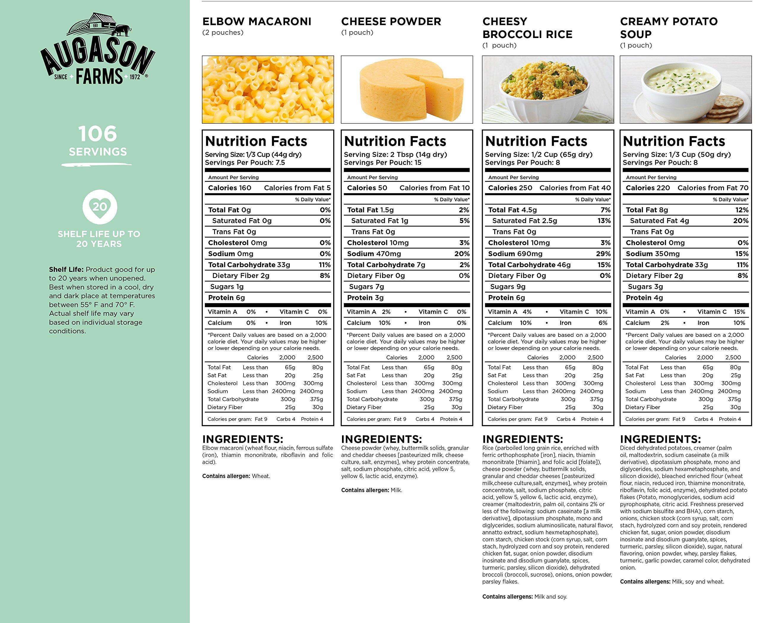 Augason Farms Augason Farms Breakfast and Dinner Variety Pail Emergency Food Supply Everyday Meals 4 Gallon Pail