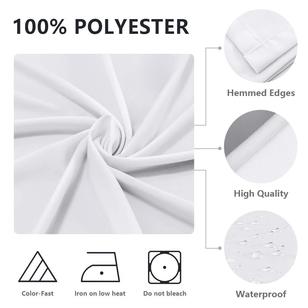 anqing USA Stars Red Round Tablecloth Lace Home Kitchen Decor Red White Blue Fourth July Outdoor Table Cloths Cover 72 Inch Washable Tabletop Pad Circle for Holiday Partiesdings