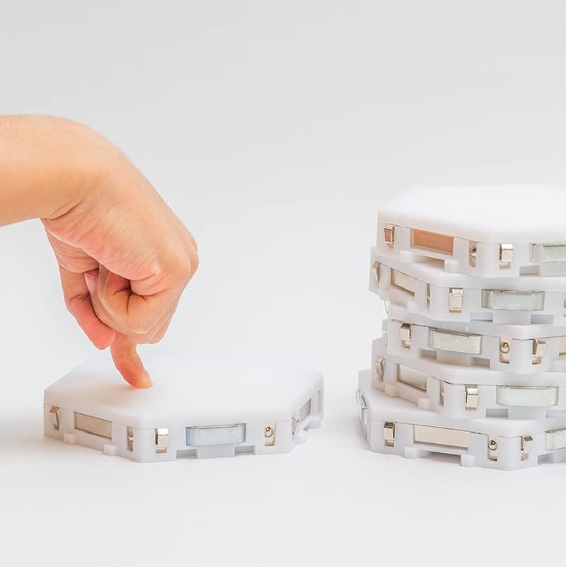 Bright Autism Bright Autism Tap-Tap Touch Sensory Lights Dimmable Room Lighting for Therapeutic & Educational Play. Visual & Tactile Soothing LED Stimulation. Perfect Addition to Your Child\'s Bedroom (10pcs)