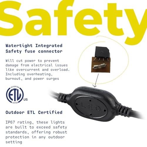 WYZworks WYZworks 1656LEDs 150ft LED Outside Rope Lights, Outdoor ETL Certified Waterproof Permanent 360 Degree Light Emitting, Flexible Tube, Connectable, Christmas Palm Tree Exterior Landscape, Green