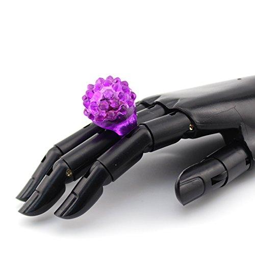 Flashing Panda Flashing Panda Pack of 10 Jelly Berry LED Light-UP Flashing Rings, Multi-Color