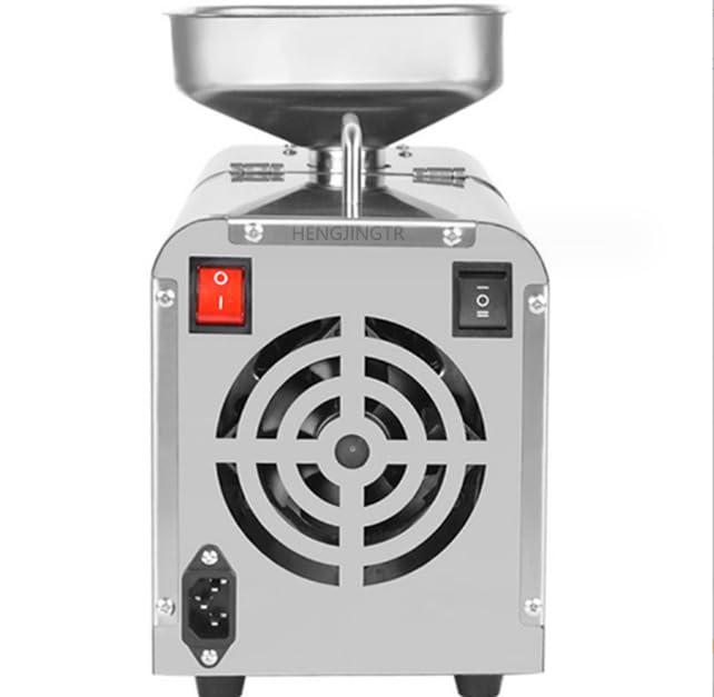 HENGJINGTR HENGJINGTR Portability Oil Press Machine, 610W Electric Cold/Hot Oil Machine 304 Stainless Steel Oil Press Machine for Peanut Sesame Soybean Sunflower Seeds,220v